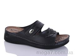 Шлепки, Sali-2 оптом 09-86 чорний к.