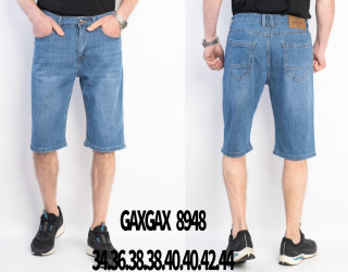 Шорты джинсовые мужские БАТАЛ оптом 39561048 8948-129