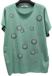 Футболки женские БАТАЛ оптом 57602843 7702-93