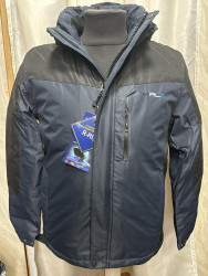 Куртки зимние мужские RLX БАТАЛ (синий) оптом 38475201 1022-1-16