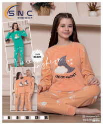 Ночные пижамы детские на флисе оптом 52179364 20526-19