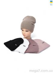 Шапка, Angelica оптом ANGELICA FM003-2 подвійна mix