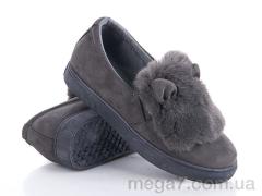 Слипоны, Ok Shoes оптом 1555-6 grey