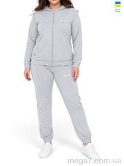 Спортивный костюм, Sport style оптом 111-1023(1)MU св.сірий