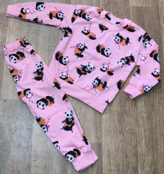 Ночные пижамы детские с начесом оптом 01254837 01 -4