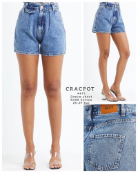 Шорты джинсовые женские CRACPOT оптом 02374851 4477-37