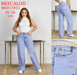 Джинсы женские MEECALOO БАТАЛ оптом 35012978 6017-23