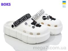 Кроксы, Roks оптом Progress 152-2-4 білий