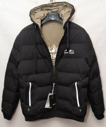 Куртки двусторонние зимние мужские KZXN (black) оптом 56731829 KZ131-10