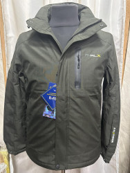 Куртки демисезонные мужские RLX (хаки) оптом 73861594 698-2