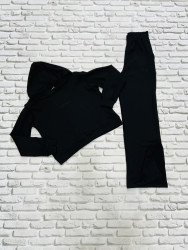 Спортивные костюмы женские (черный) оптом 79813045 F29-104 CEL-24