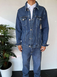 Куртки джинсові чоловічі I8DENIM оптом THREE BLACK