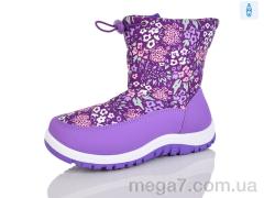Дутики, M&L  Alex13 оптом 528-3 фіолетовий
