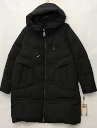 Куртки зимние женские MAX RITA  БАТАЛ (черный) оптом 71463508 777-11