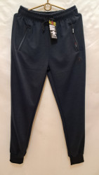 Спортивные штаны мужские (темно-синий) оптом 97260158 7308-10