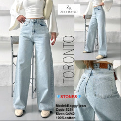 Джинсы женские ZEO BASIC оптом 43691275 5254-5