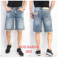 Шорты джинсовые мужские оптом 43260197 962-2