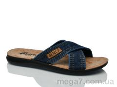 Шлепки, DeMur оптом MВ26-2-2424 синій