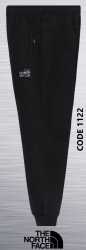 Спортивные штаны мужские БАТАЛ на флисе (черный) оптом 01824356 1122-37