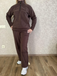 Спортивные костюмы женские на флисе ПОЛУБАТАЛ оптом 69315287 854-54