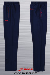 Спортивные штаны мужские БАТАЛ на флисе (blue) оптом 79506182 20-1002-2