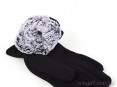 Перчатки, PAIDI оптом --- 72-5 трикотаж black