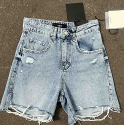 Шорты джинсовые женские CRACKPOT оптом 12508396 4532-60
