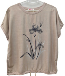 Футболки женские БАТАЛ оптом 27041968 7613-119