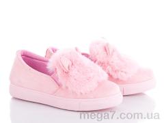 Слипоны, Ok Shoes оптом 1555-1 pink