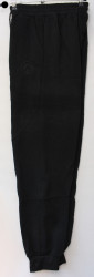 Спортивные штаны мужские на флисе (black) оптом 05462138 A24-14