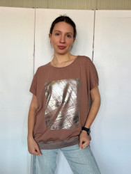 Футболки женские БАТАЛ оптом 17438695 2731-180