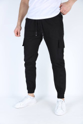 Спортивные штаны мужские (черный) оптом Турция 95027134 02-9