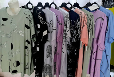 Футболки жіночі БАТАЛ оптом  