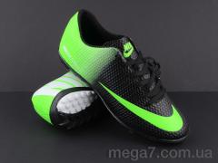 Футбольная обувь, VS оптом Nike Mercurial black/green(36-39)
