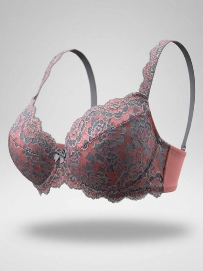 Бюстгальтер Acousma A6299-1EH (  серо-коралловый, E  6 шт. )