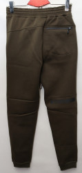 Спортивні штани чоловічі на флісі (khaki) оптом