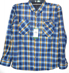 Рубашки мужские HETAI на флисе оптом 63078245 А640-72