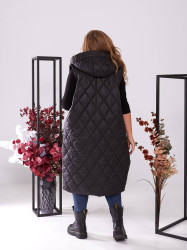 Жилетки жіночі БАТАЛ (чорний) оптом Dembitska