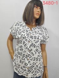 Блузки женские БАТАЛ оптом 51680497 3480-1-2