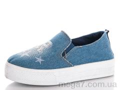 Слипоны, Sali shoes оптом 1390-8 l.blue