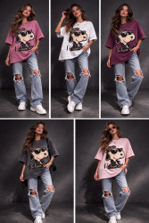 Футболки женские оптом 97634021 8088-21