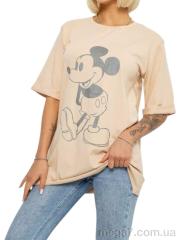 Футболка, Massmag оптом 1023 бежевий