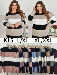 Светри жіночі НАПІВБАТАЛ оптом Kiss Me 