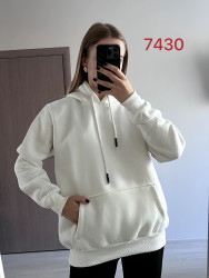 Худи женские на флисе оптом 12074586 7430-46