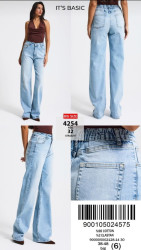 Джинсы женские ITS BASIC ПОЛУБАТАЛ оптом 97482163 4254-167