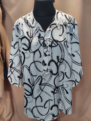 Блузки женские БАТАЛ оптом 14326970 768-3-152