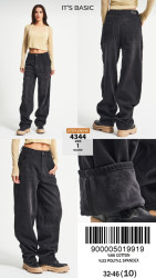 Джинсы женские на меху ITS BASIC оптом 78293015 4344-88