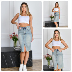 Спідниці джинсові жіночі оптом LADY JEANS 