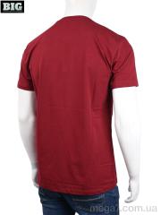 Футболка, BIG оптом 3707-068-1 bordo