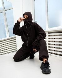 Спортивные костюмы (шоколадные) женские оптом 13975602 181-7-44